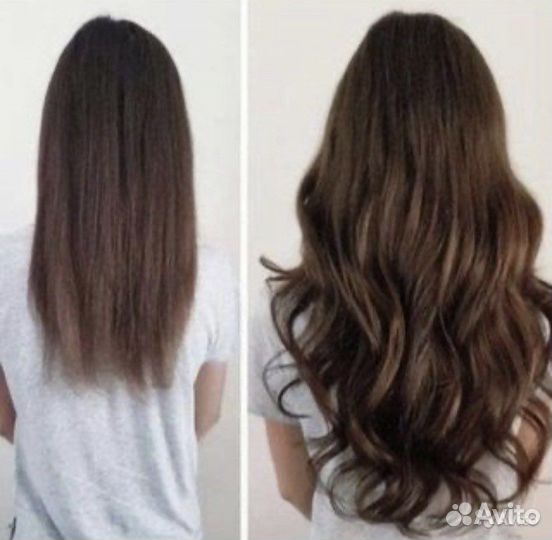 Наращивание волос на дому