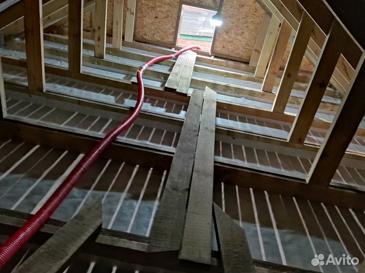 Утепление перекрытия