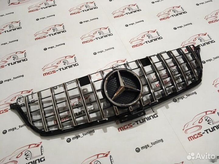 Решетка на Mercedes ML w166 GT Chrome