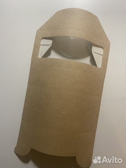 Крафт коробки с окошком