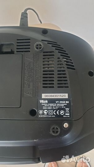 Магнитола vitek Vt 3960 BK