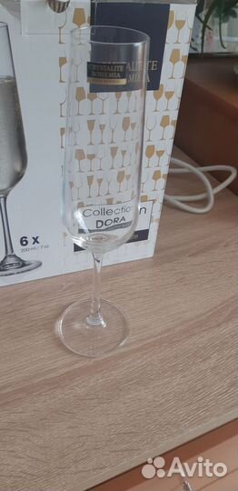 Набор бокалов для шампанского crystalite bohemia