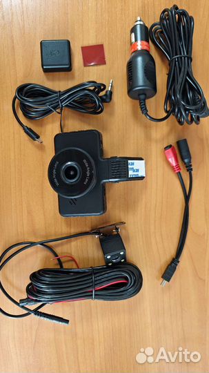 Видеорегистратор с 2мя камерами, wifi, gps