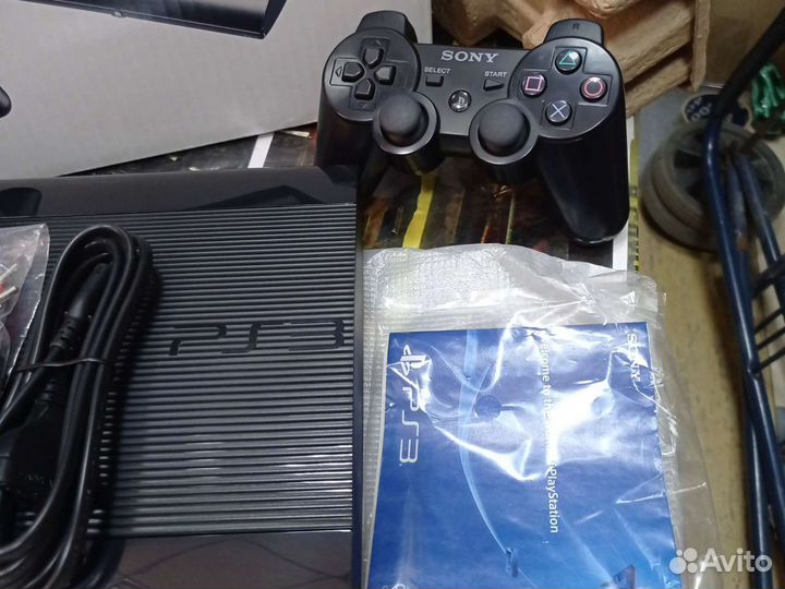 Sony playstation 3 super slim 500gb+игры