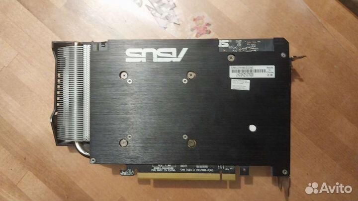 Видеокарта gtx 1060 6gb asus strix на запчасти