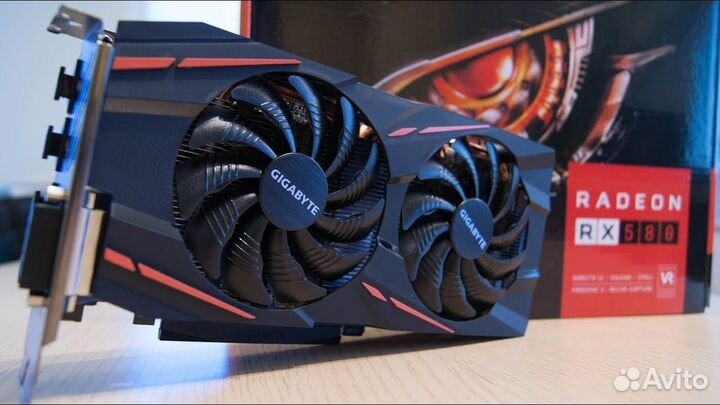 Видеокарта Gigabyte AMD Radeon RX 580 gaming 4096M