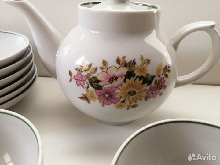 Чайный сервиз (6 персон) Дулево 1992 г