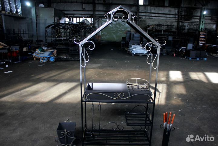 Мангал с печью