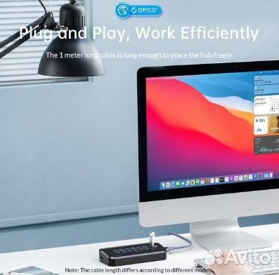 USB hub (хаб, свич, switch), orico 7 портов USB3.2