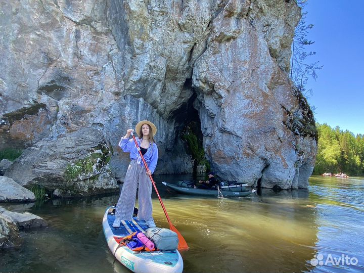 Сплав на сап (SUP) бордах по Нейве