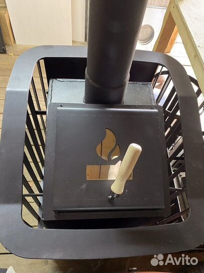 Печь для бани с закрытой каменкой Термокаменка