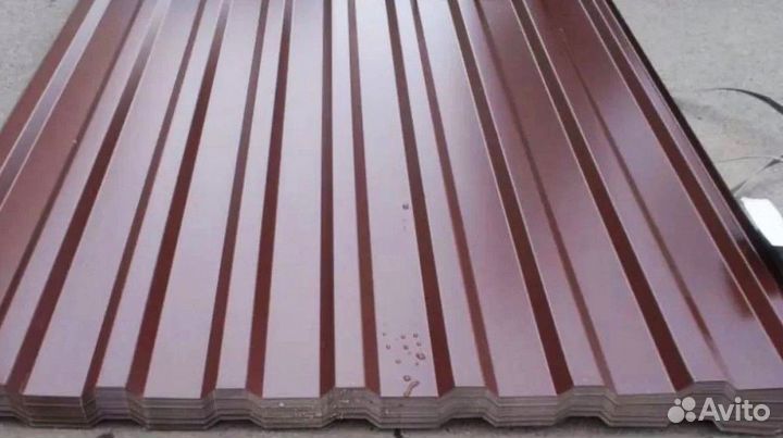 Профлист С8, Профнастил Шоколад, Забор, за