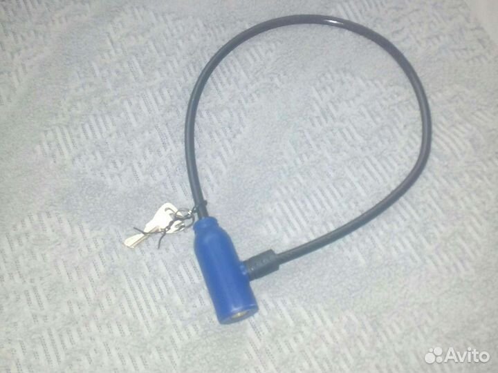 Стальной замок для велосипеда тросик