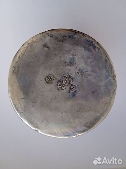 Стакан фигурный с орлами, серебро 84 пробы.1791г