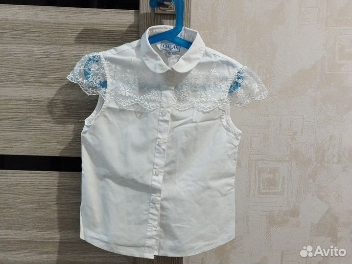 Рубашка для девочки 128