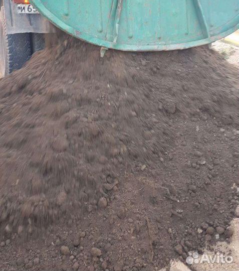 Плодородная земля для огорода, чернозём, песок