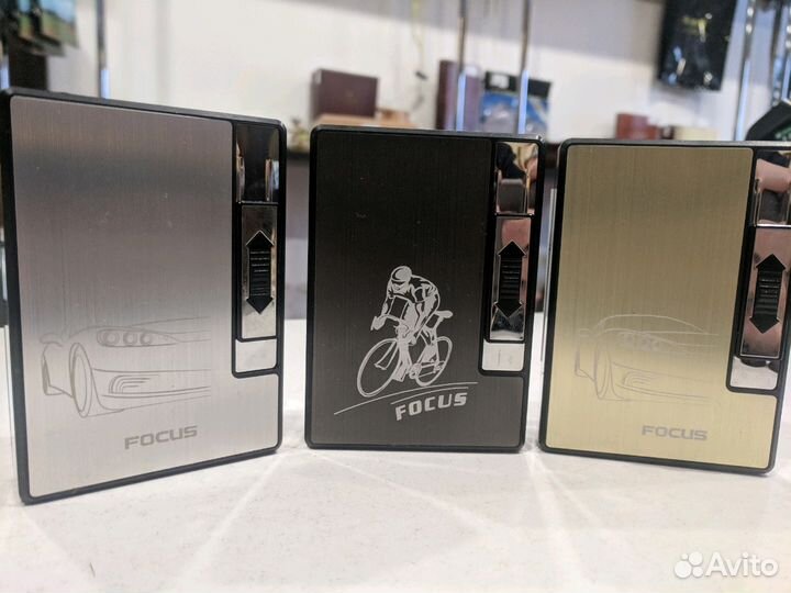 Портсигар автоматический с турбо зажигалкой