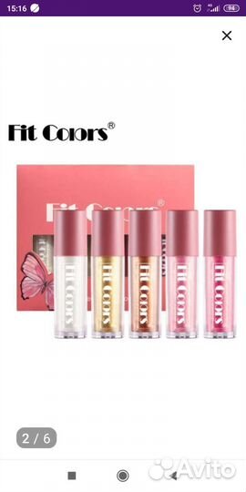Набор блесков,помад для губ