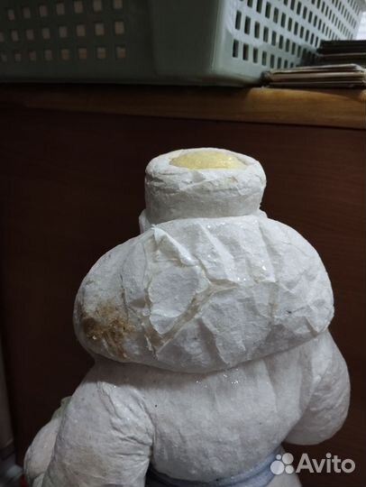 Дед Мороз ватный на подставке, артель г. Горький