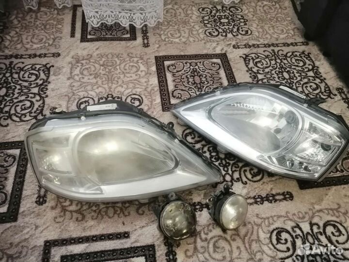 Фары на renault logan 1