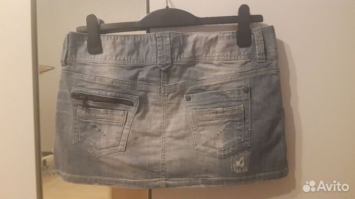 Юбка мини 46 джинс