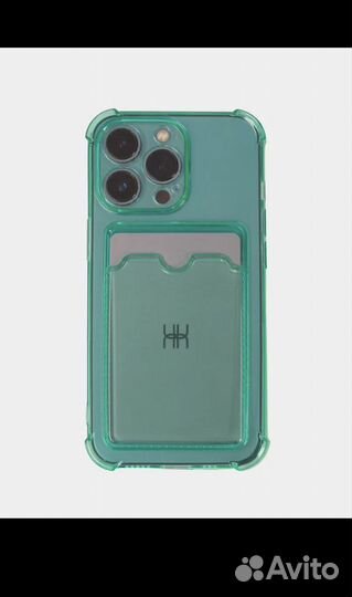 Чехол с карманом для карт на iPhone