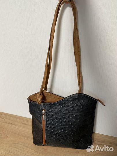 Сумка кожаная женская бу (Италия)