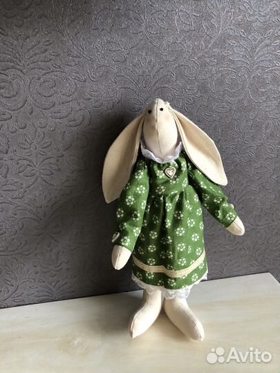 Заяц тильда интерьерная игрушка