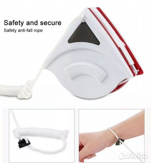 Двухсторонний магнитный очиститель стекла