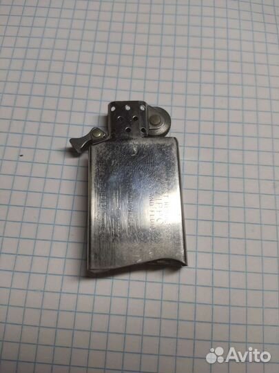 Зажигалка Zippo Slim Chrome Brass 97 год