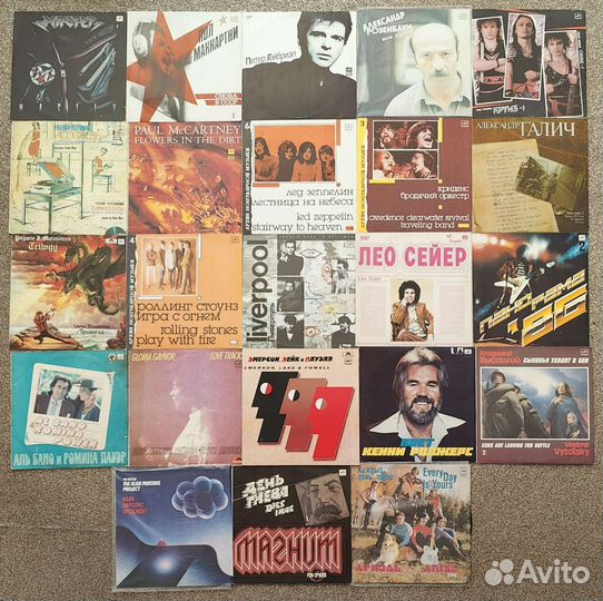 Виниловые пластинки СССР
