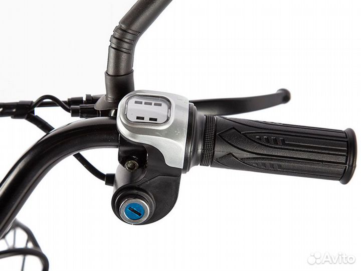 Электровелосипед Green City e-Alfa New (черный)