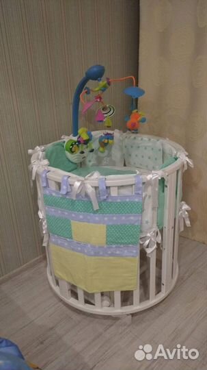 Детская кроватка трансформер 5 в 1