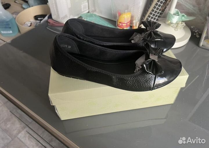 Балетки черные kari