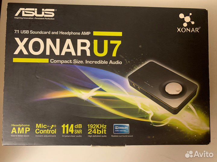 Звуковая карта Asus xonaru7
