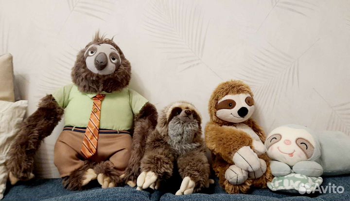 Ленивцы. Мягкая игрушка