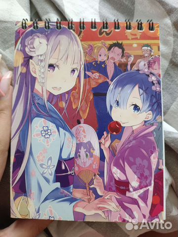 Блокнот-скетчбук Ре Зеро Жизнь с нуля