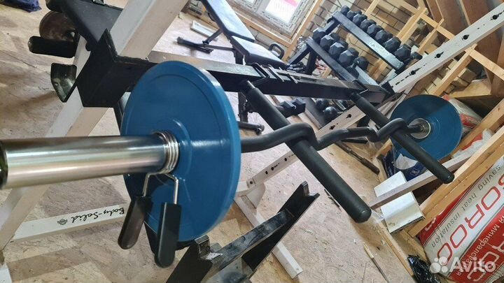 Гриф EZ образный, соревновательный строгий