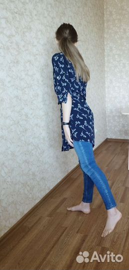 Рубашка удлиненная