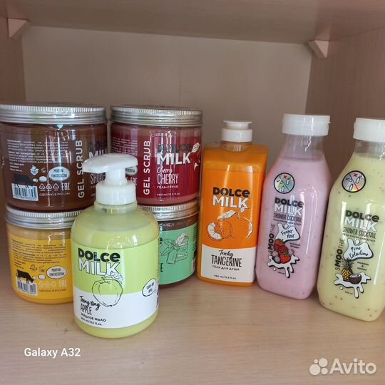 Гели и скраб для тела dolce milk