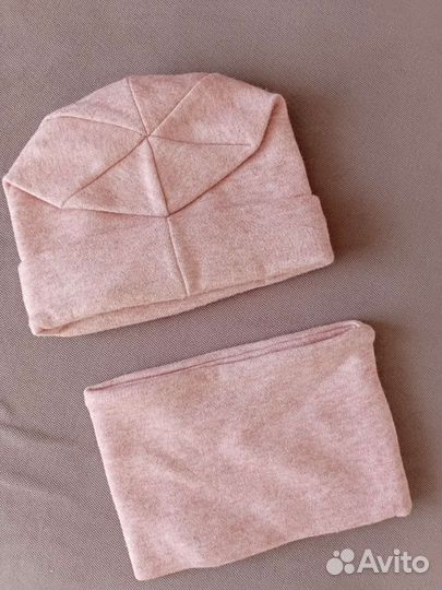 Шапка со снудом демисезонная