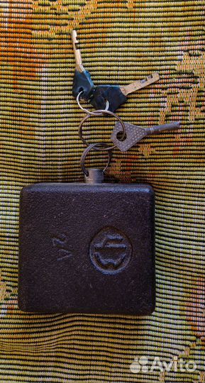 Замок гаражный навесной черепаха, СССР