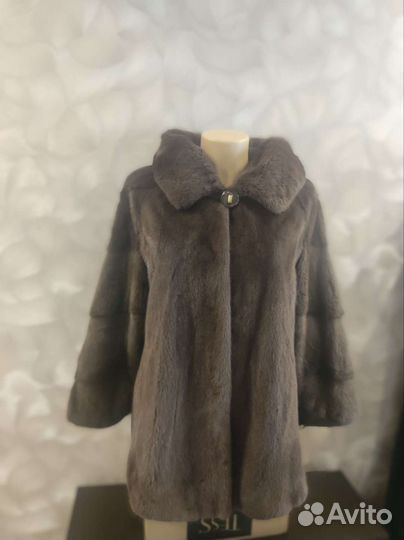 Шуба норковая с капюшоном 42-46
