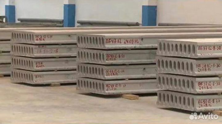 Плиты перекрытия новые Цена за кв. м