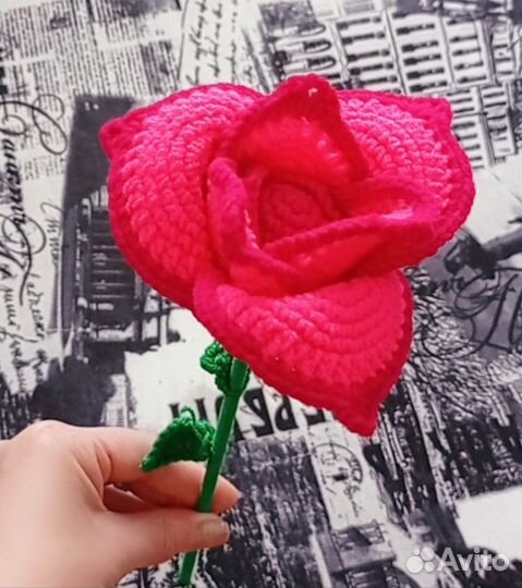 Вязаные тюльпаны