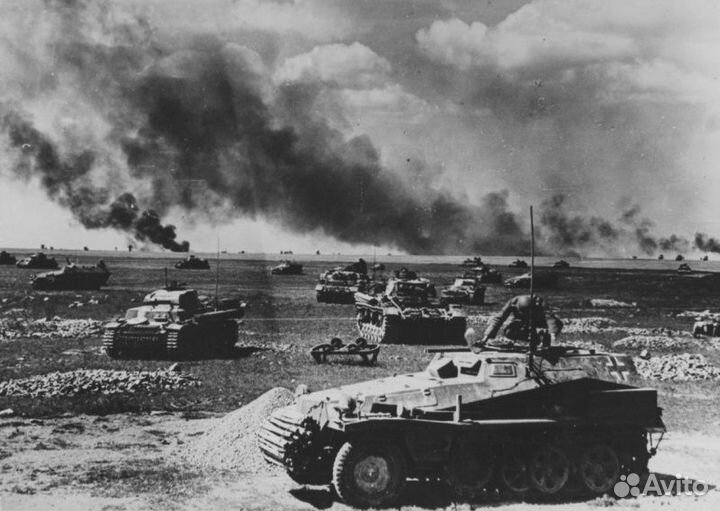 Вагонетка времен 40х годов на ходу