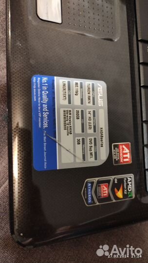 Ноутбук asus K40AB