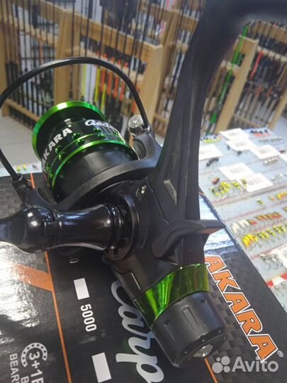 Катушка с байтранером akara geden carp