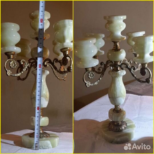 Подсвечник из оникса