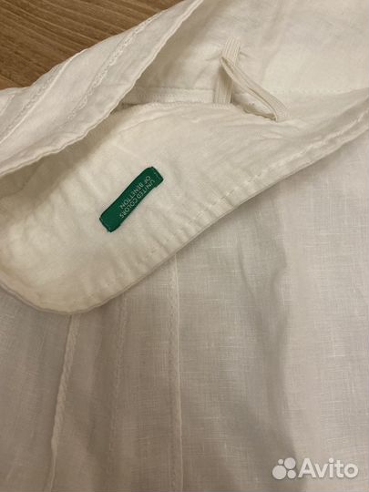 Льняная юбка Beneton